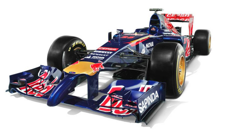 Illustration for article titled Scuderia Toro Rosso's New F1 Car Is Hung Like A Horse